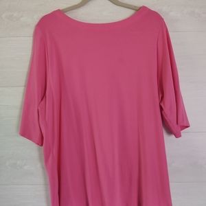 Cj Banks top pink 1X, On Wednesdays we wear pink!